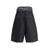 MONCLER x ASAP ROCKY Black Polyamide Bermuda Shorts