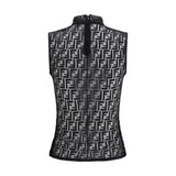 Fendi Black Polyamide Top
