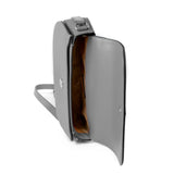 Michael Kors Gray Leather Crossbody Bag