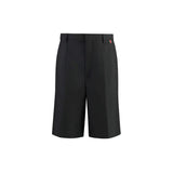 Gucci Black Polyester Bermuda Shorts