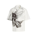 Alexander McQueen White Cotton Shortsleeve Shirt