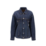 Balenciaga Blue Cotton Denim Jacket