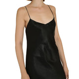 Saint Laurent Black Acetate Casual Dress