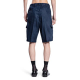 Prada Blue Linen Bermuda Shorts