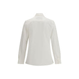 Valentino White Cotton Dress Shirt