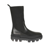 Moncler Black Calfskin Ankle Boots