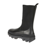Moncler Black Calfskin Ankle Boots