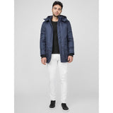 Guess Navy Blue Polyester Parka