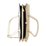 Michael Kors Beige Leather Tote Bag