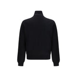 Prada Black Fleece Wool Shell Jacket