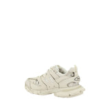 Balenciaga White Polyethylene Athletic Sneakers