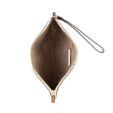 Michael Kors Beige Leather Clutch Bag