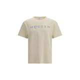 Alexander McQueen Beige Cotton T-Shirt