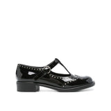 Miu Miu Black Calfskin Ballet Flats