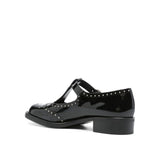 Miu Miu Black Calfskin Ballet Flats