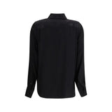 Alexander McQueen Black Viscose Pattern Shirt
