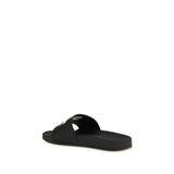 Balenciaga Black Polyurethane Sandals