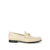 Gucci Beige Leather Slip-On Loafers