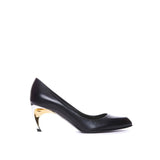 Alexander McQueen Black Lambskin Pumps