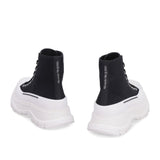 Alexander McQueen Black Canvas High Top Sneakers
