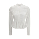 Alexander McQueen White Cotton Dress Shirt