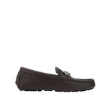 Fendi Brown Calfskin Slip-On Loafers