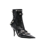 Balenciaga Black Lamb Leather Lace-Up Boots
