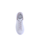 Alexander McQueen White Calf Leather Bos Taurus Platform Sneakers
