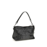 Balenciaga Black Lamb Ovis Aries Aries Shoulder Bag