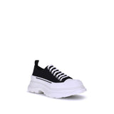 Alexander McQueen Black Canvas Chunky Sneakers