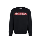 Alexander McQueen Black Cotton Sweatshirt