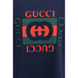 Gucci Blue Cotton Sportswear