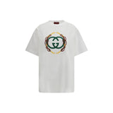 Gucci White Cotton T-Shirt