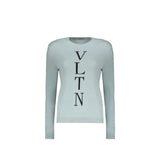 Valentino Blue Angora Sweatshirt
