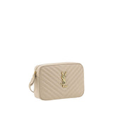 Saint Laurent Beige Calf Leather Bos Taurus Shoulder Bag