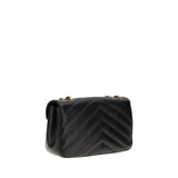 Saint Laurent Black Calf Leather Bos Taurus Shoulder Bag