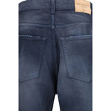 Balenciaga Blue Cotton Relaxed Fit Jeans