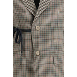 Balenciaga Multicolor Lyocell Coat