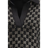 Gucci Black Viscose Top
