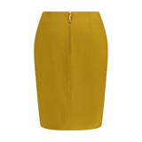Saint Laurent Bicolor Viscose Skirt