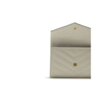 Saint Laurent Beige Calf Leather Bos Taurus Wallet