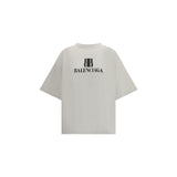 Balenciaga Gray Cotton T-Shirt