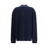 Miu Miu Blue Cotton Polo Shirt