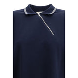 Miu Miu Blue Cotton Polo Shirt