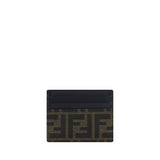Fendi Brown Calf Leather Bos Taurus Wallet