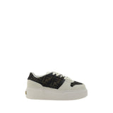 Fendi Brown Rubber Platform Sneakers