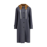 Miu Miu Gray Mohair Coat