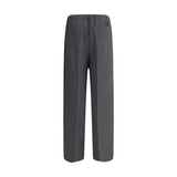 Miu Miu Gray Viscose Casual Pants