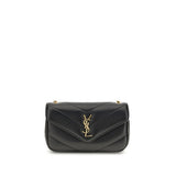 Saint Laurent Black Lamb Ovis Aries Aries Shoulder Bag