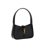 Saint Laurent Black Calf Leather Bos Taurus Shoulder Bag